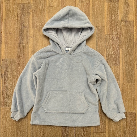 Kids Gap Light Blue Fleece Hoodie 5T - Picture 1 of 2